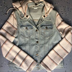 Billabong hooded jean jacket